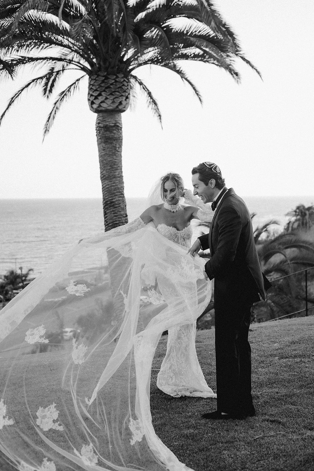 Spring wedding at Bel-Air Bay Club in Pacific Palisades