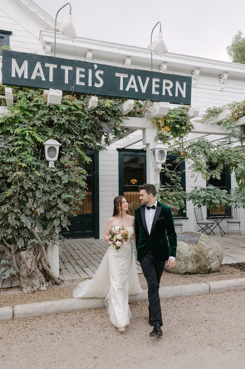 The Inn at Mattei's Tavern wedding by Jane Alexandra Events
