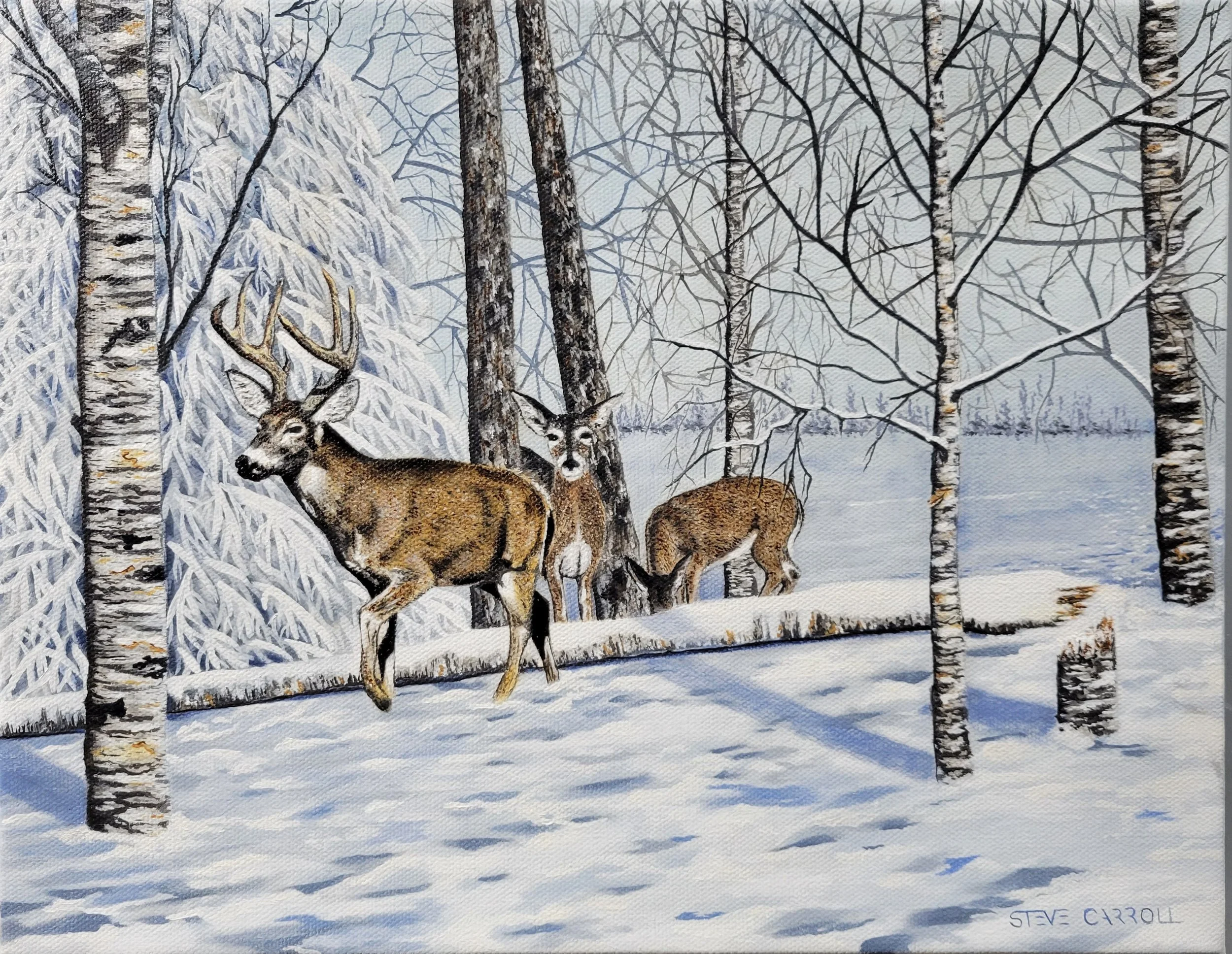 End of the Trail, oil painting by Steve Carroll