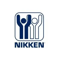 Nikken logo featuring three stylized human figures raising their arms, with the company name below