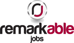 Remarkeable Jobs logo with a stylized letter 'J' inside a circle