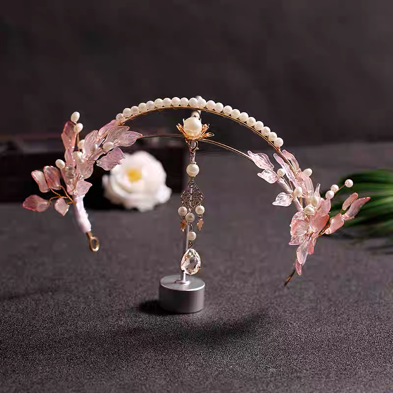 Flying-Flower Long-Tassel Hairpin Hoop