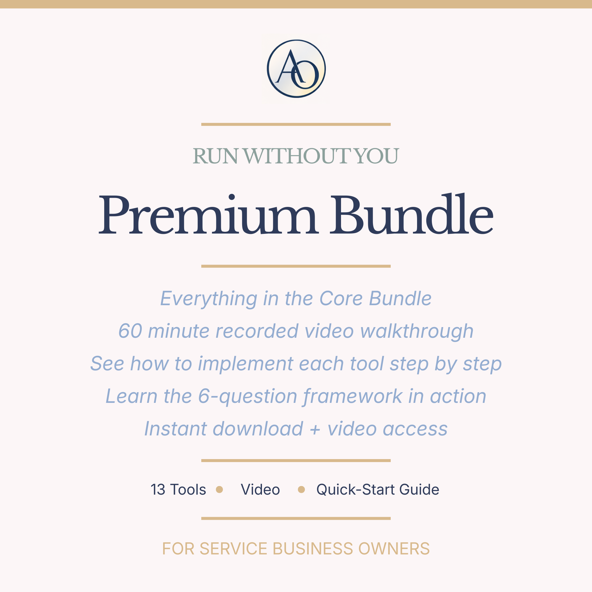 Run Without You Toolkit - Premium Bundle