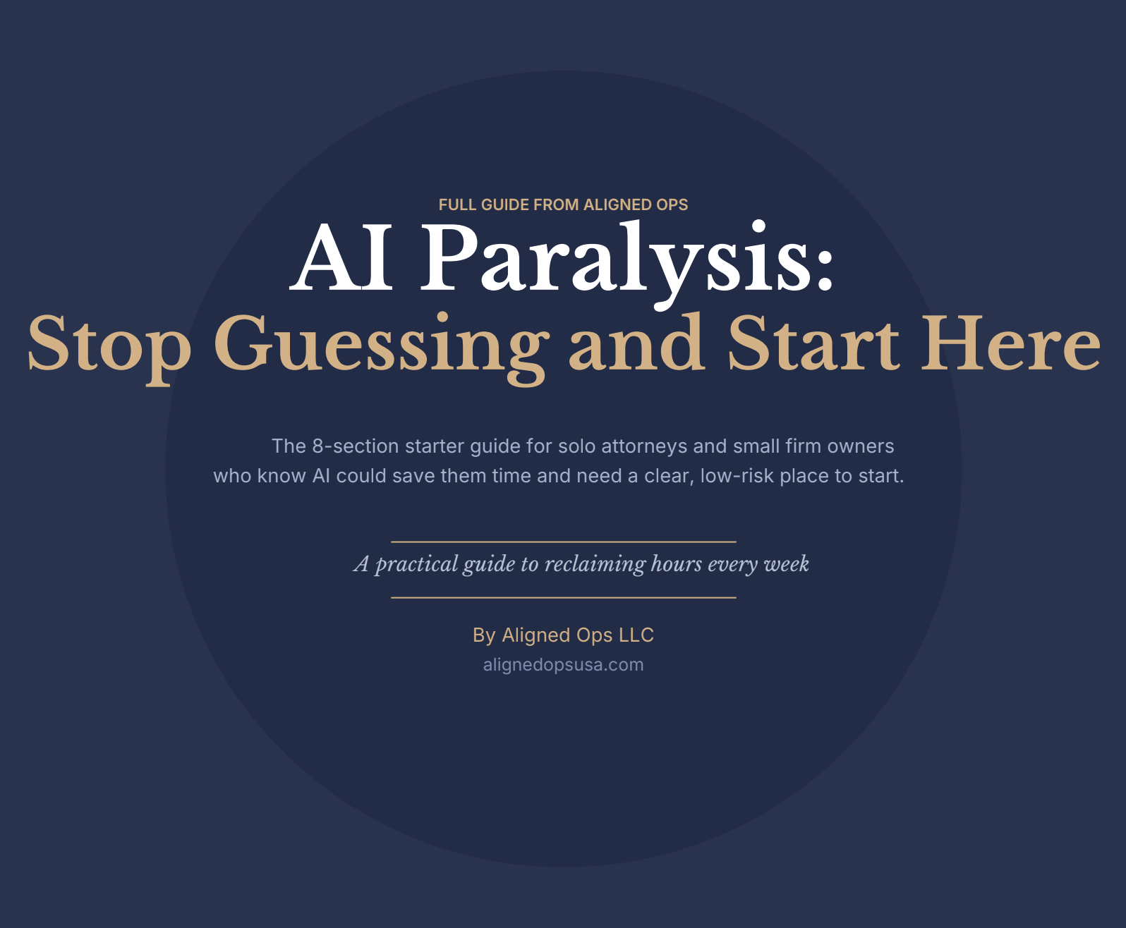 Full AI Starter Guide: Law Firm