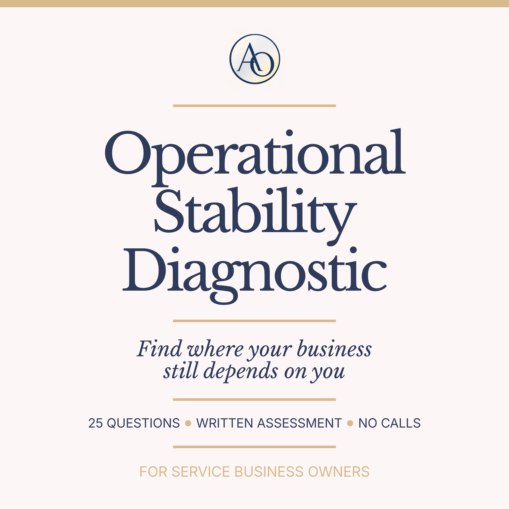 Operational Stability Diagnostic