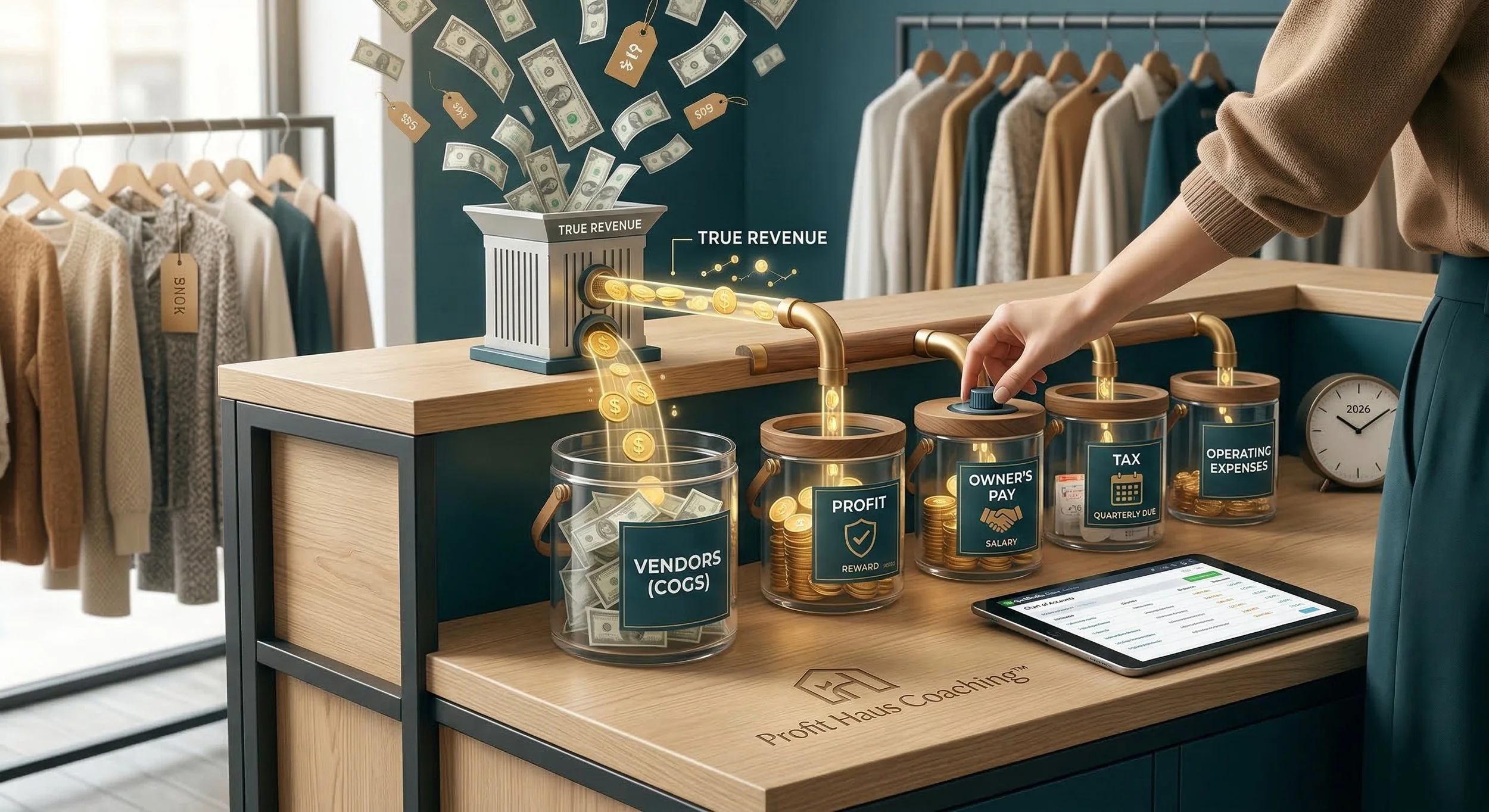 A Simple System for Paying Yourself and Growing Your Boutique