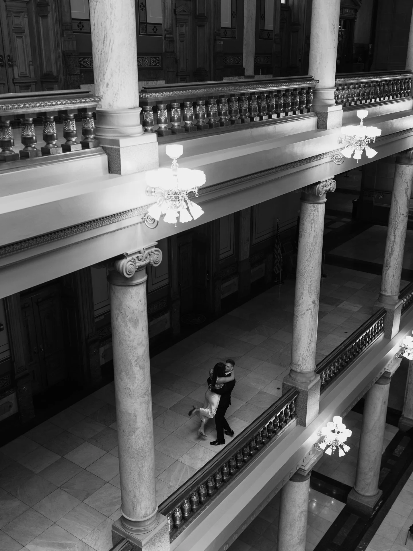 S + Q inside the @indianastatehouse 🤍