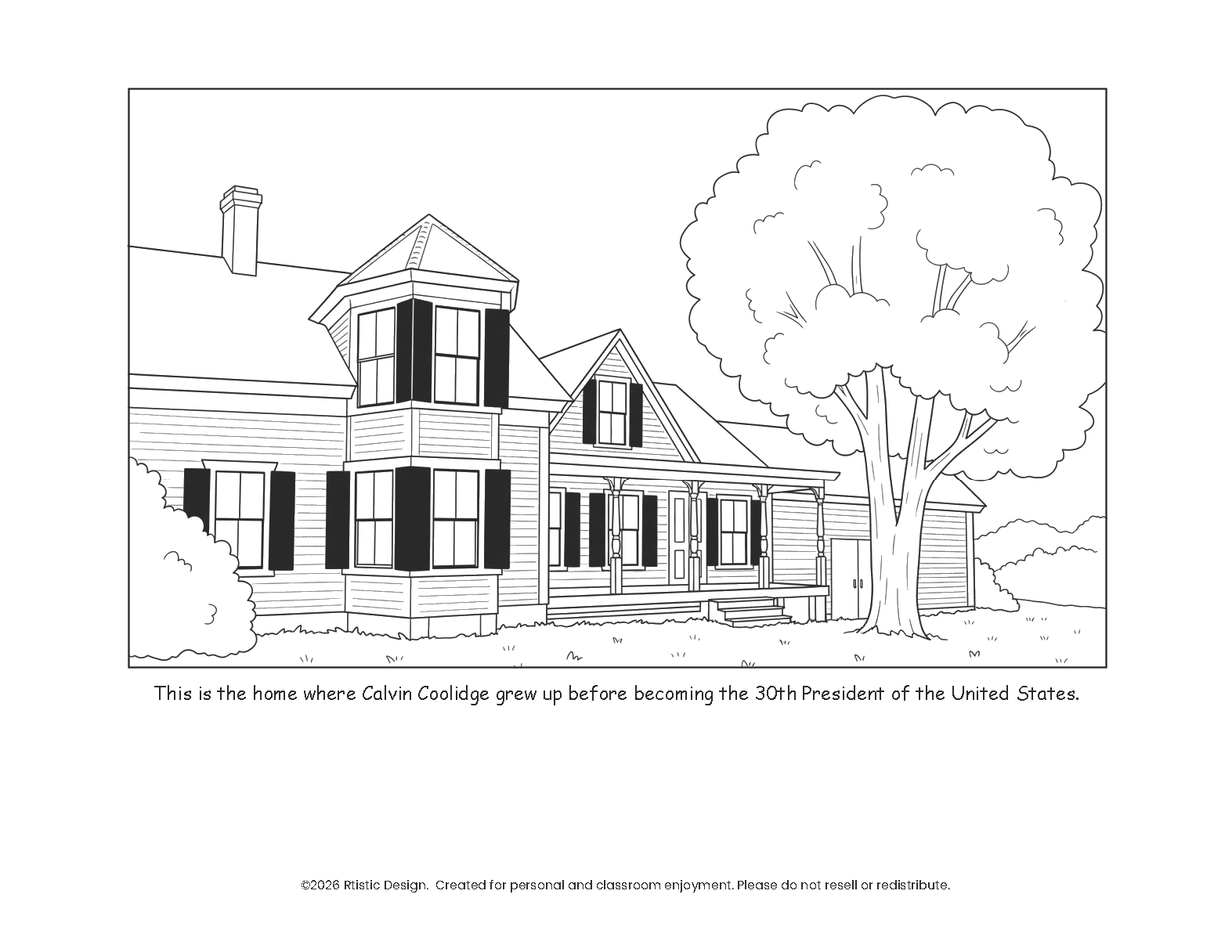 Calvin Coolidge Birth Home