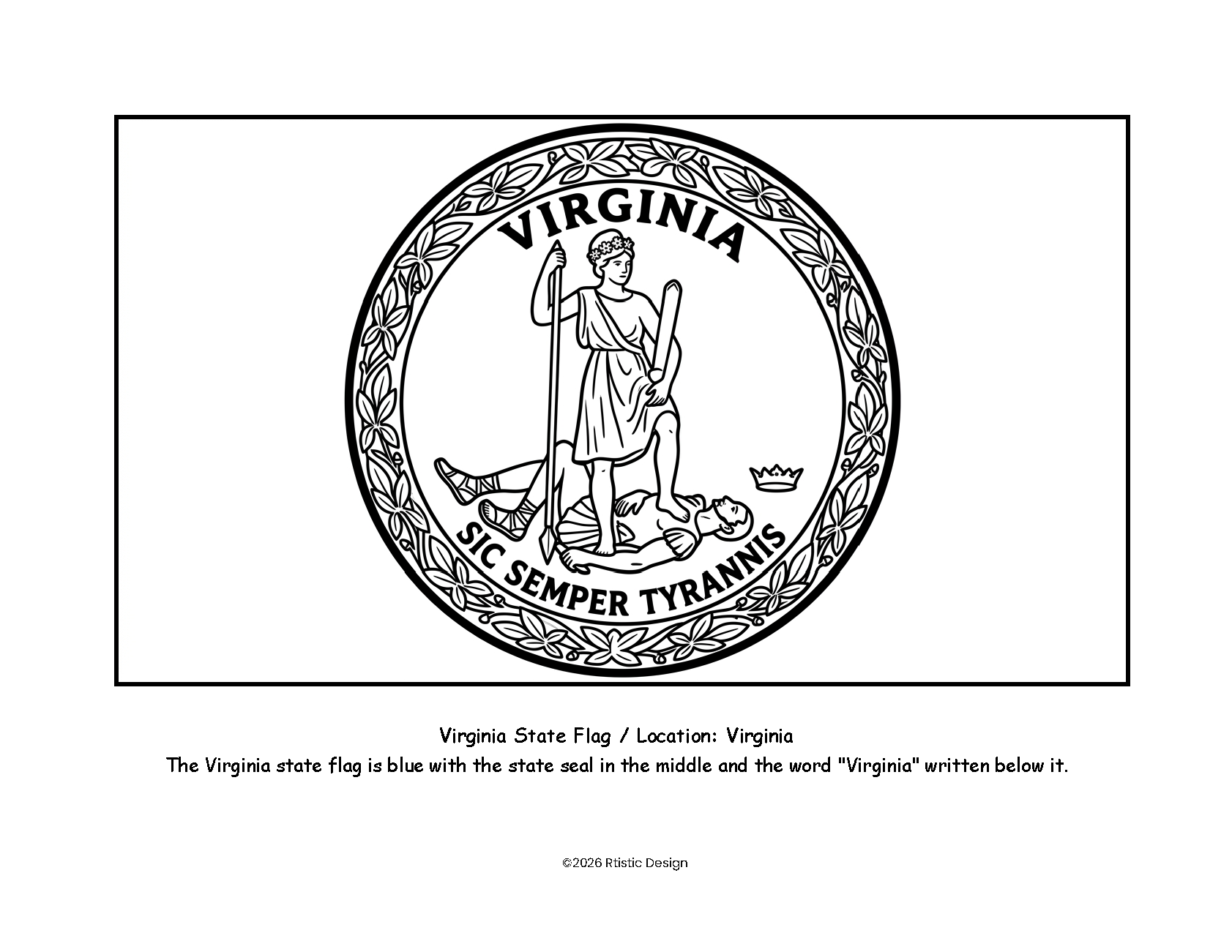 VA State Flag