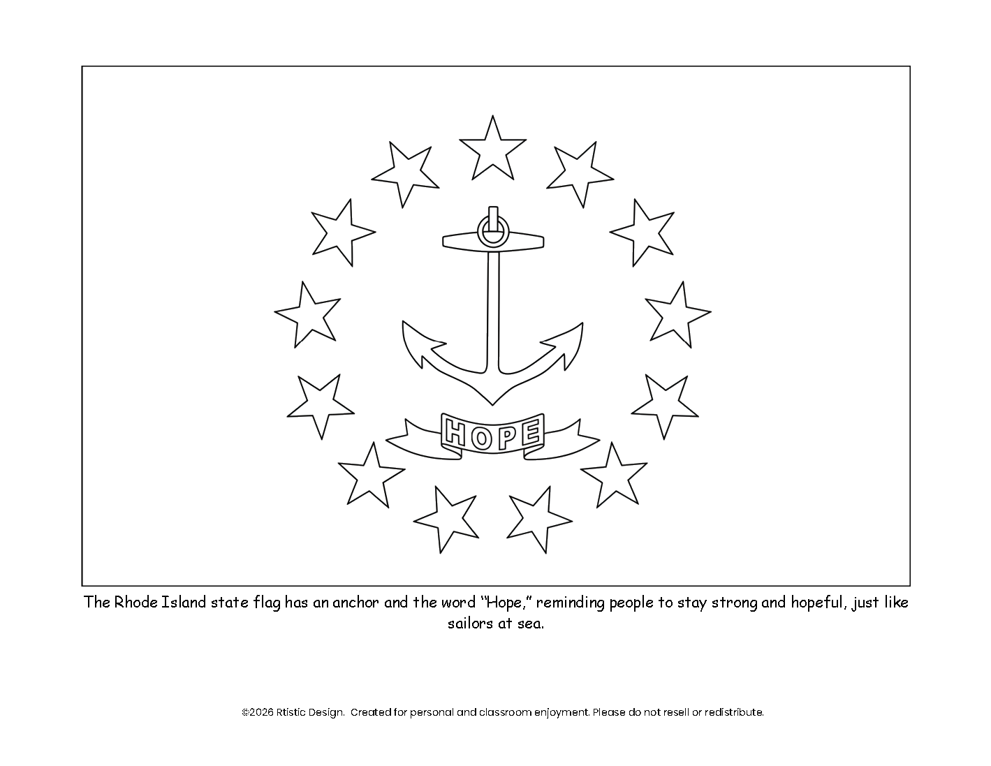 RI State Flag