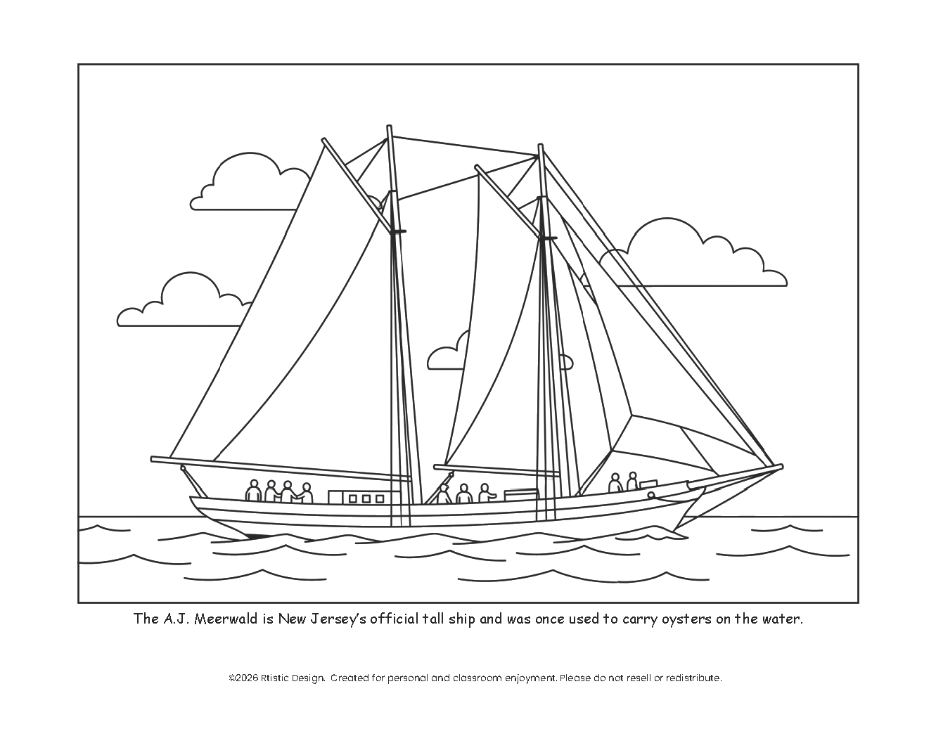 NJ A.J. Meerwald Tall Ship