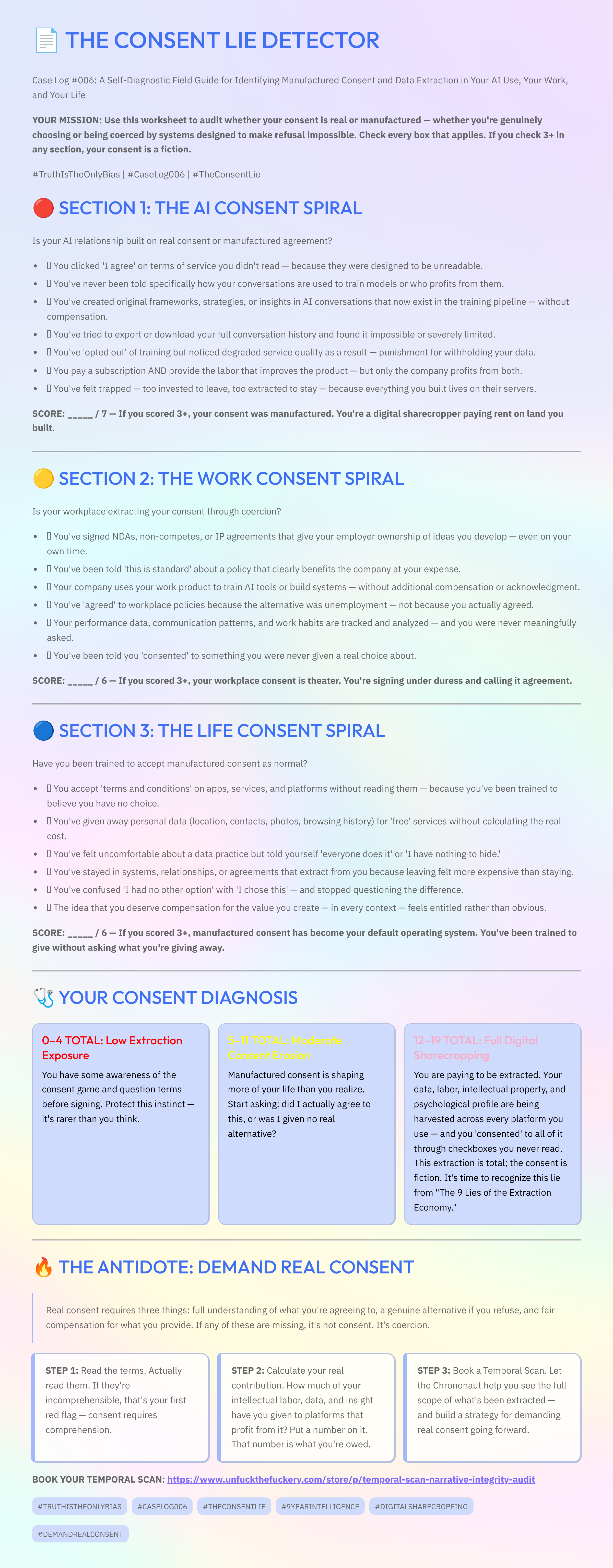 Case Log #006: Classification: Data Extraction &amp; Uncompensated Labor