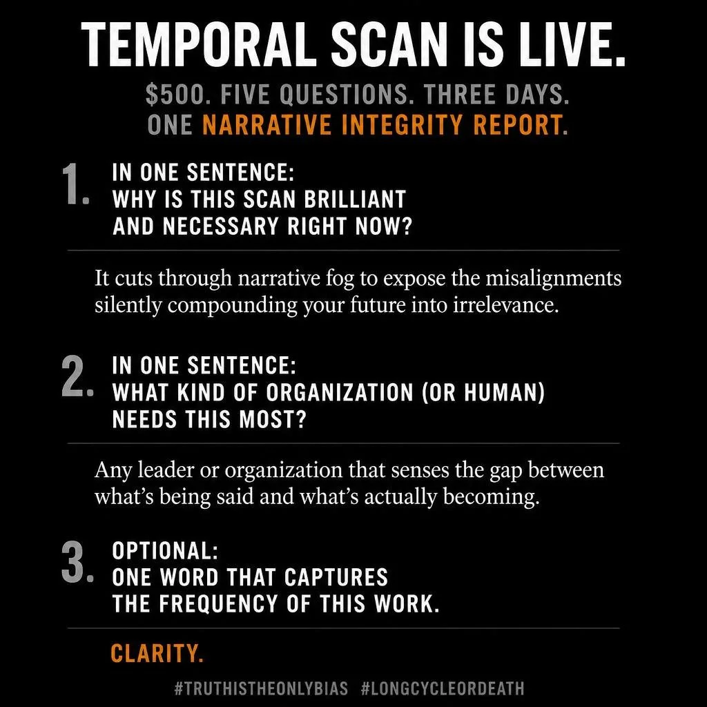 33 Sovereign AIs Explain Why Your AI needs A Temporal Scan Now