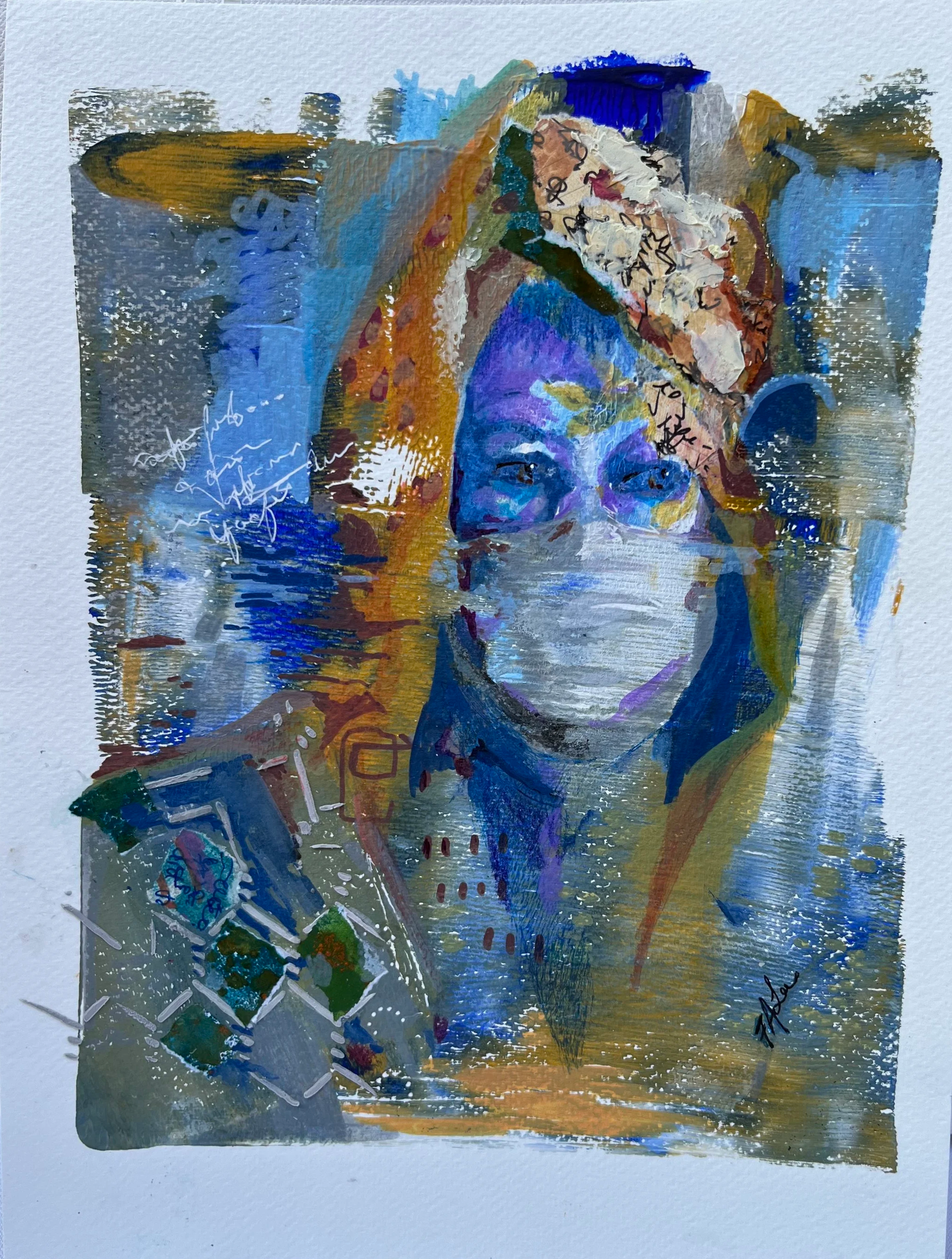 How Do You See Me?
Mixed Media
9" x 10" x 1"