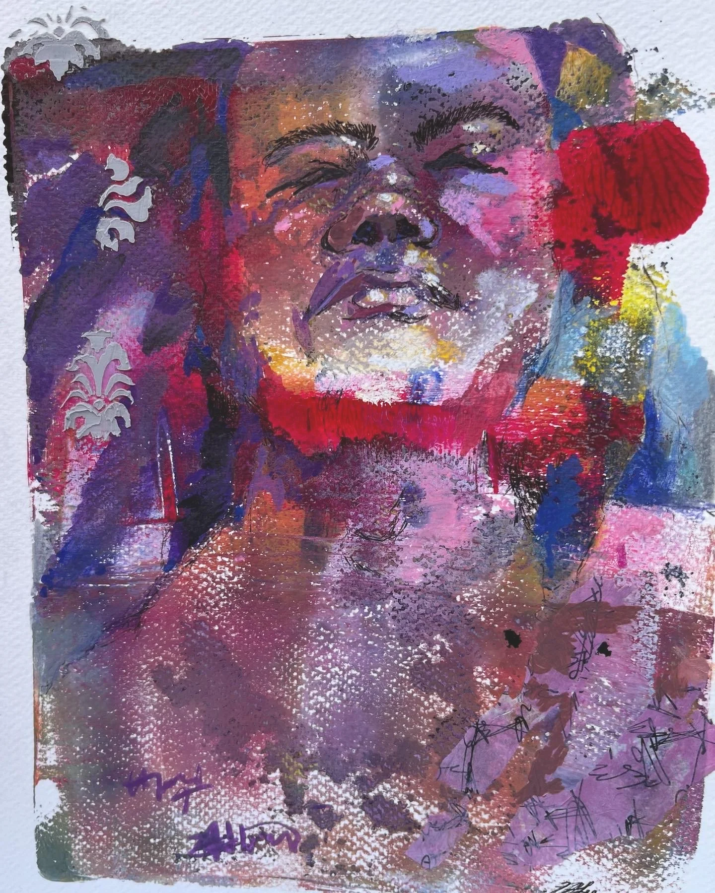 Peacemaker
Mixed Media on Paper-Framed
10" X 13" X 1.5"