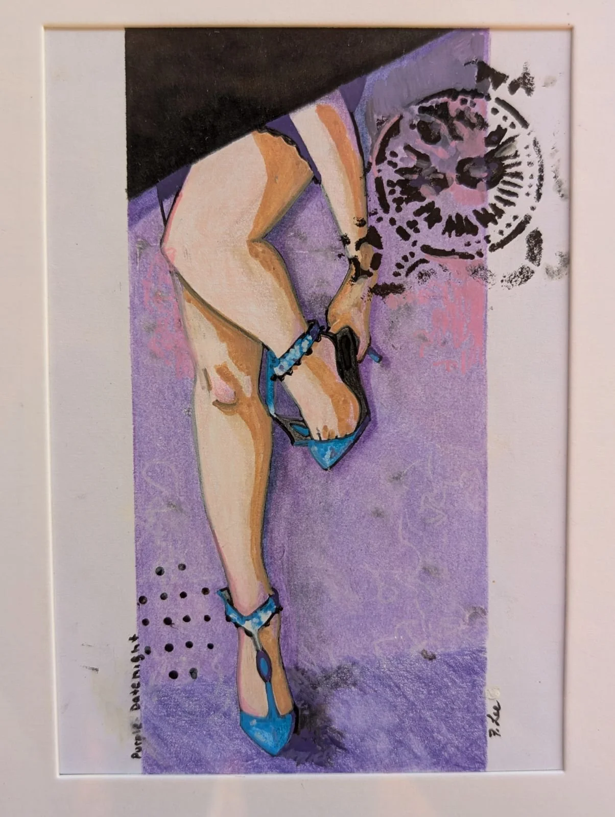 Date Night/
Mixed Media on Paper
10" x 11.5" (w Frame)