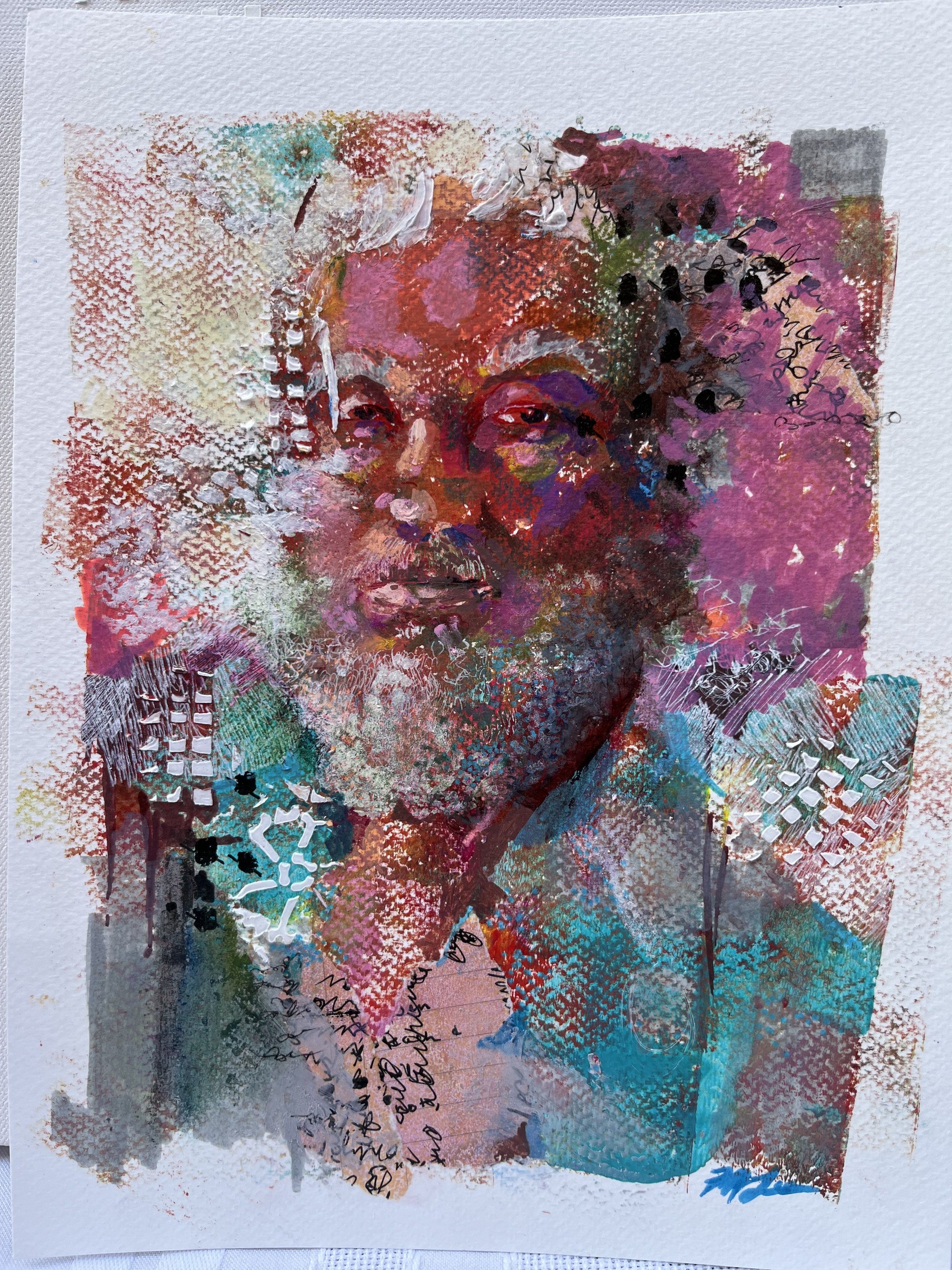 Memories
Mixed Media on Paper-Framed
10" x 13" x 1.5"