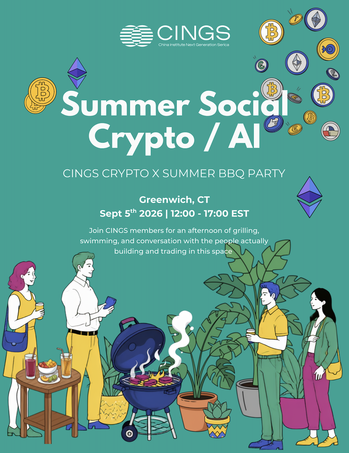 CINGS SUMMER SOCIAL x TECH x CRYPTO [Members Only]