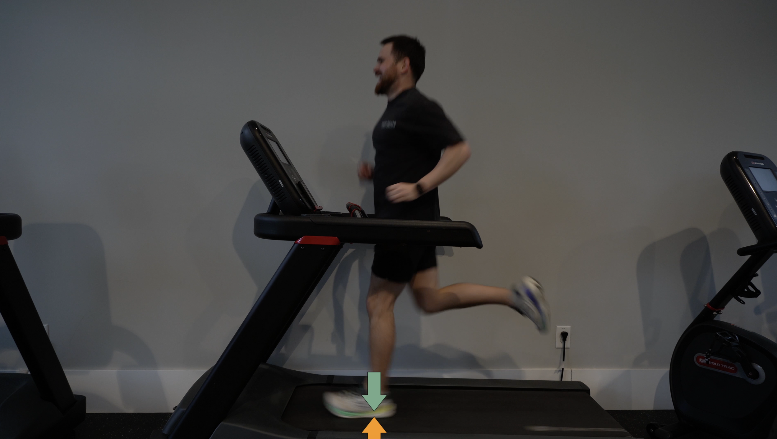 Running stress through joints cadence