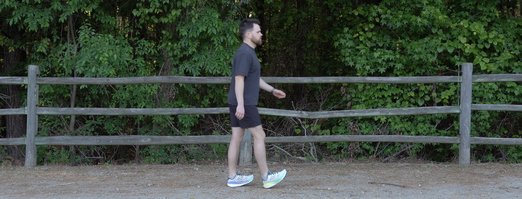 Running dynamic warm up heel walks