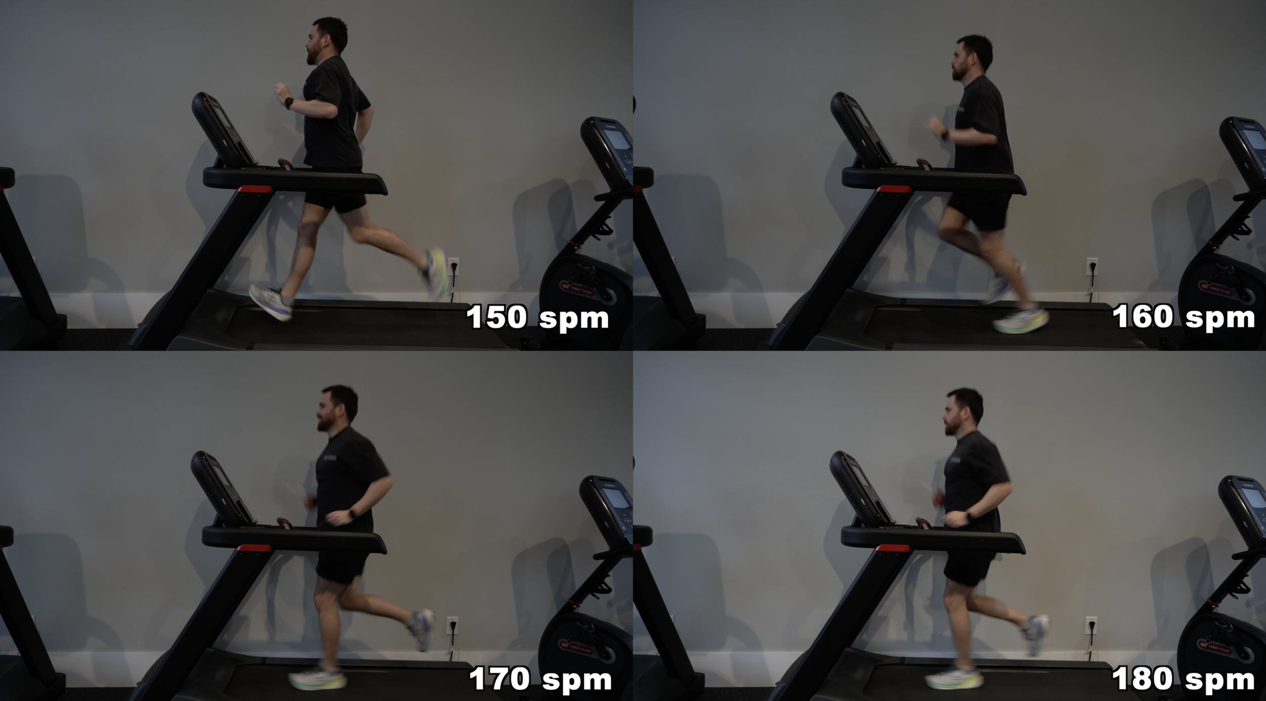 Biomechanical differences in running cadence injury prevention
