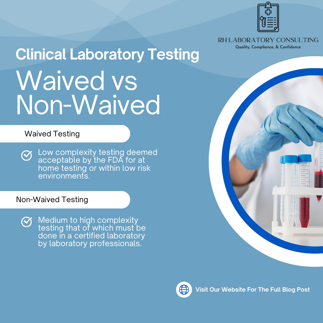 Waived vs Non-Waived Laboratory Tests