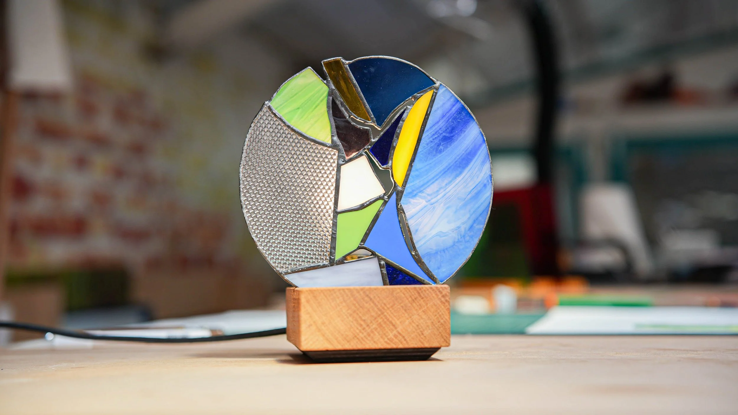 suspension en vitrail - atelier découverte