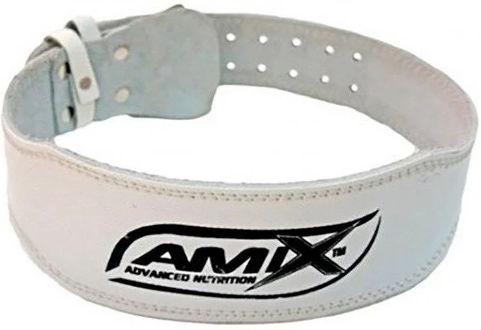 CINTURON DE CUERO DE AMIX BLANCO