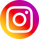 Instagram logo with multicolor gradient background