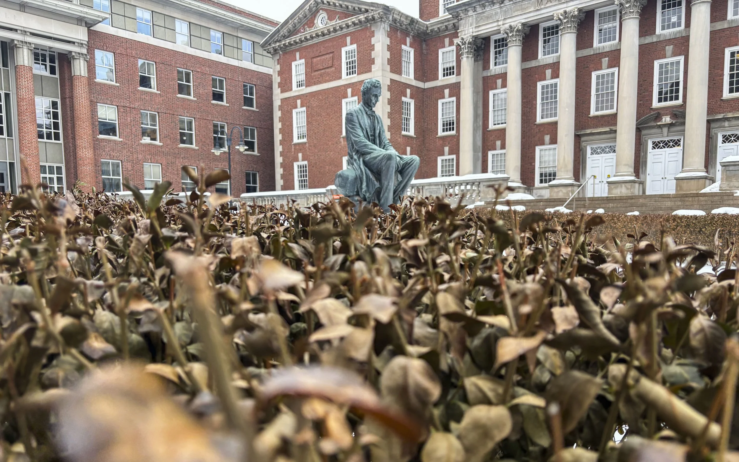The Abraham Lincoln statue at Syracuse