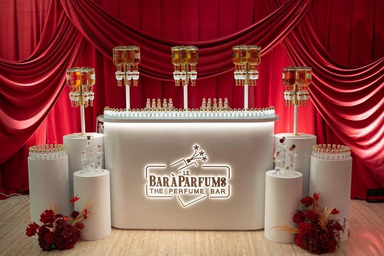 wedding luxury perfume bar