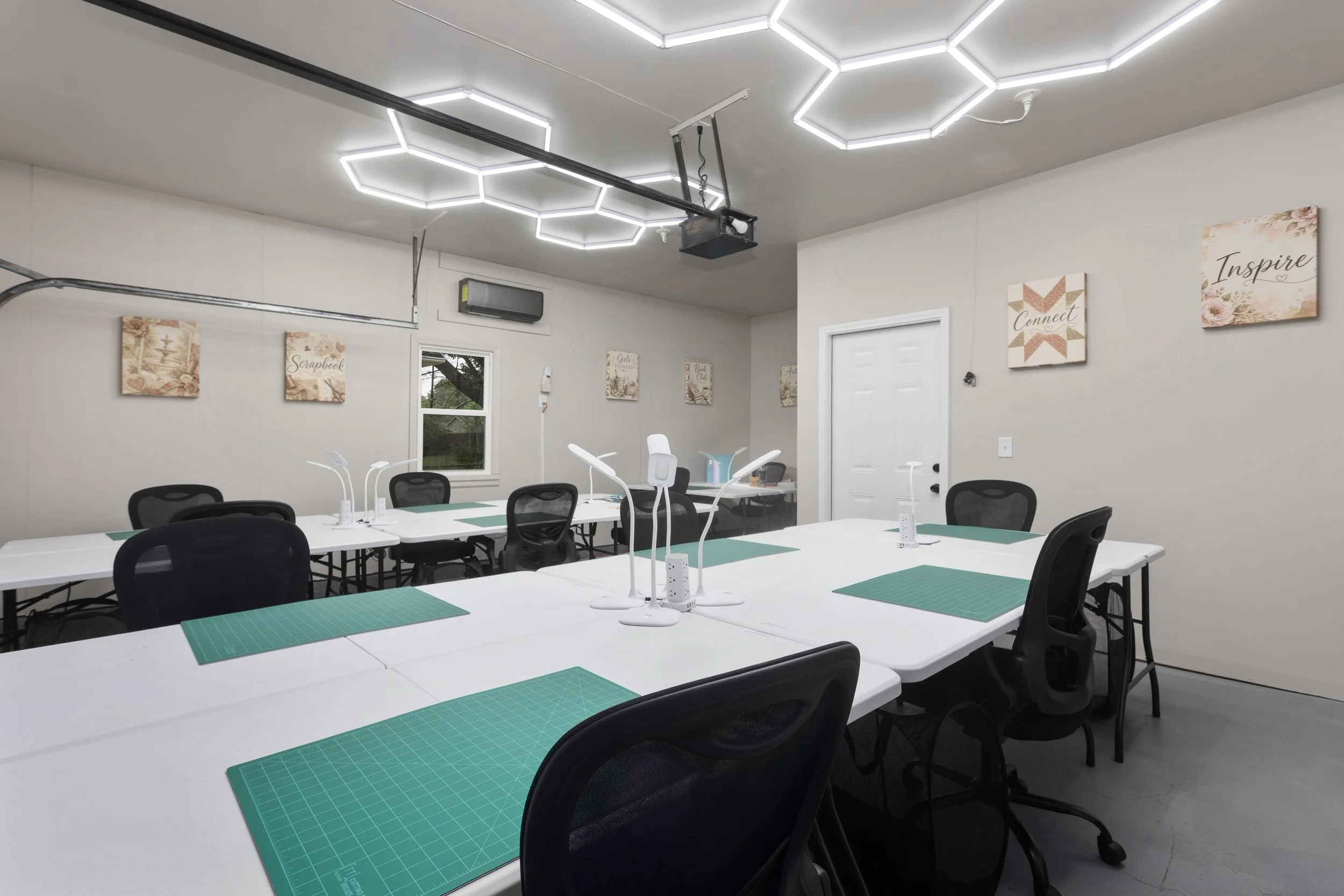 Creative workshop space for group retreats