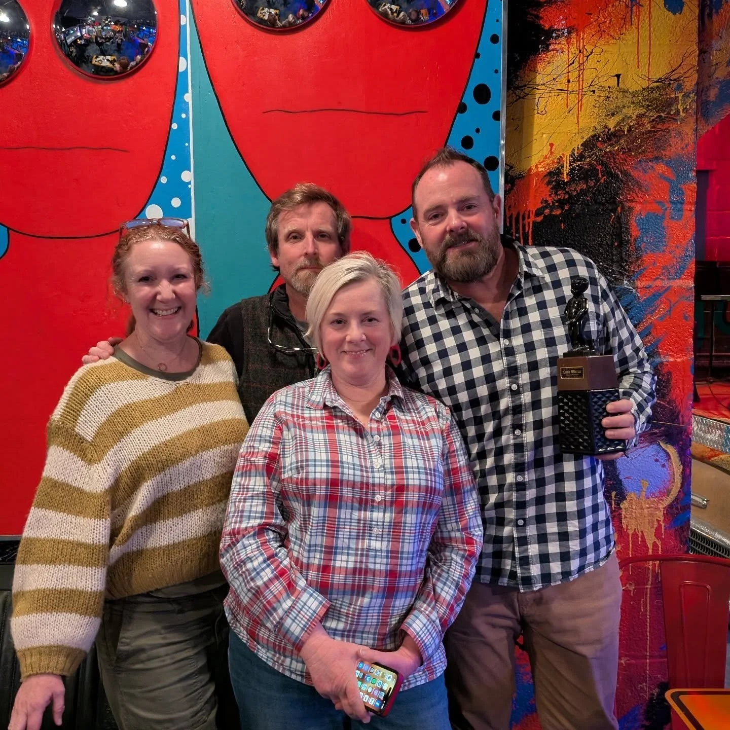 Congratulations to Marshall's Misfits for winning this week's very close trivia night. Enjoy that $20 gift card to @bent_nails_roadhouse . Remember, we're at BNR doing trivia every Thursday night, and the flyer gets posted here the Monday prior. Chec