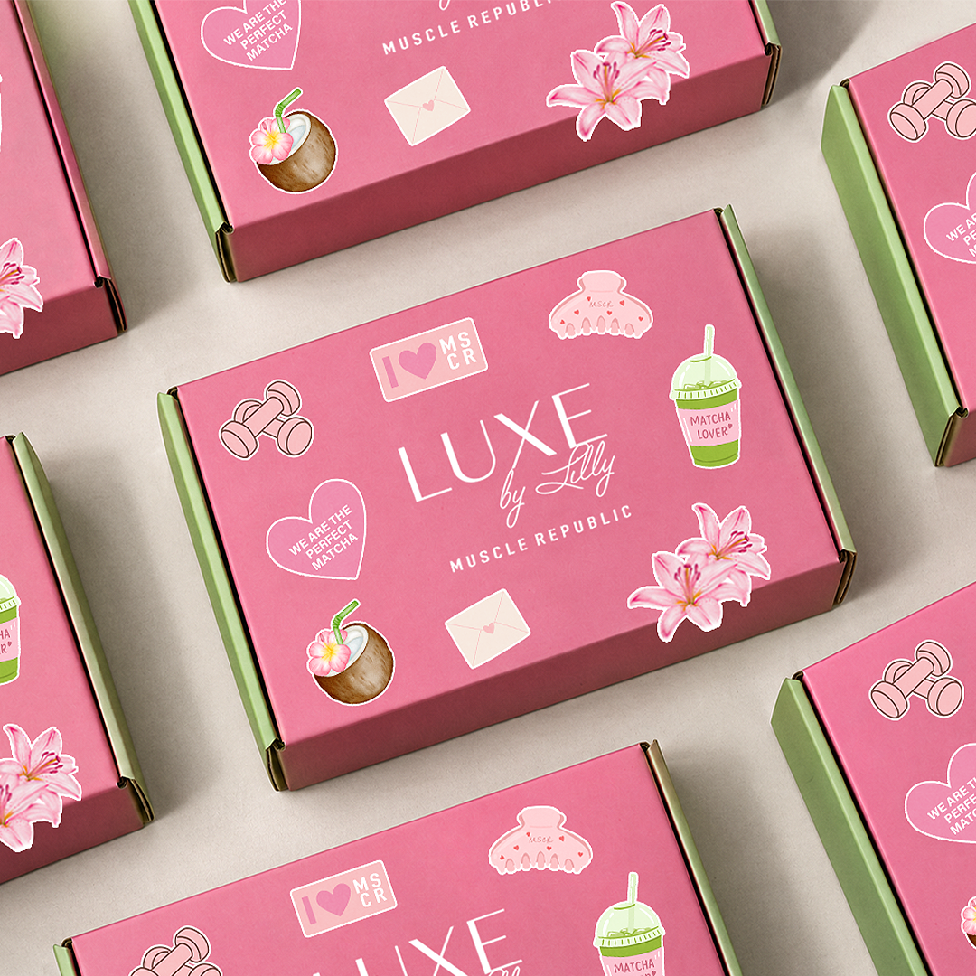MUSCLE REPUBLIC — LUXE BY LILLY PR BOX