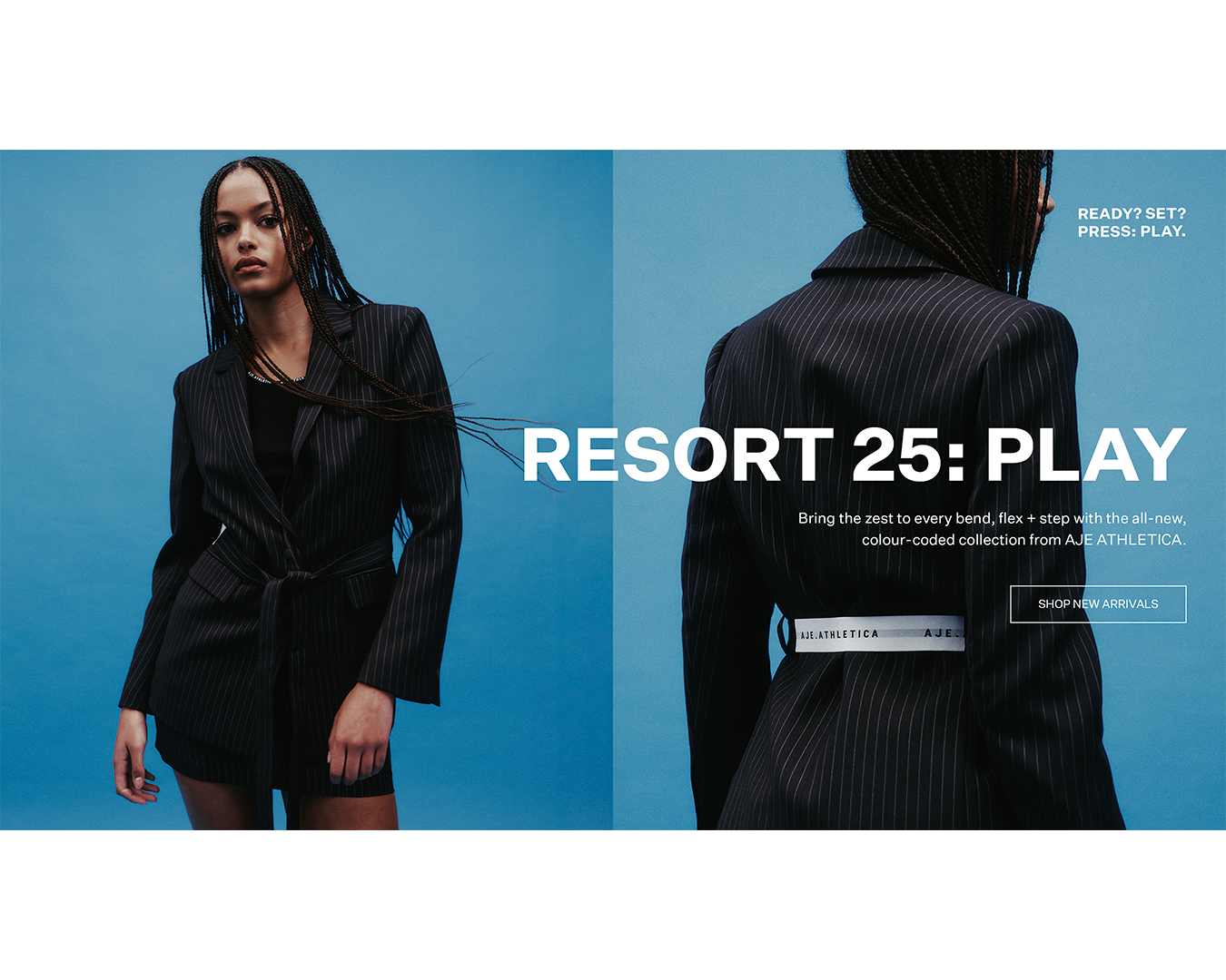 Homepage Design ~ Aje Athletica