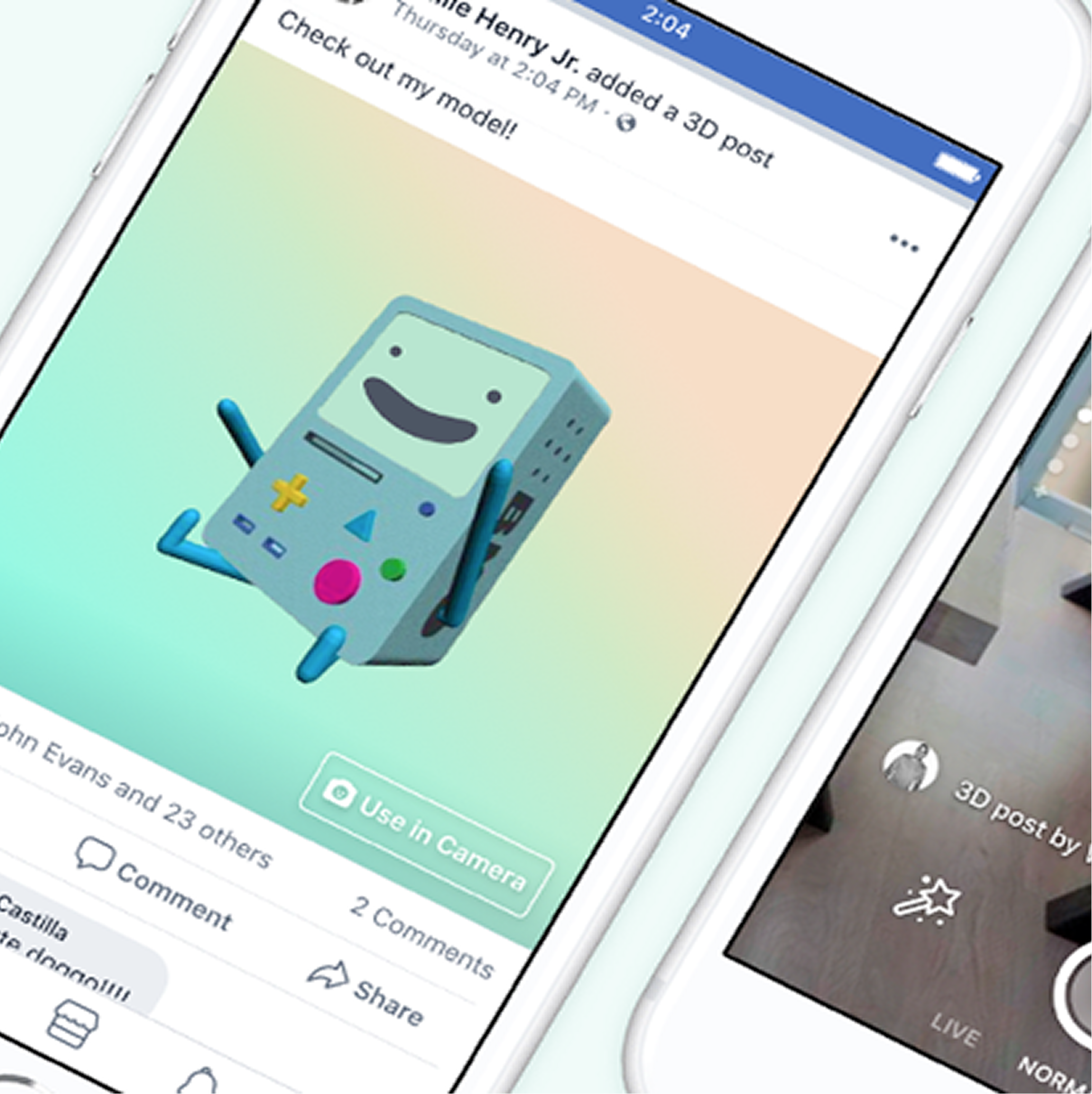 Facebook 3D Posts