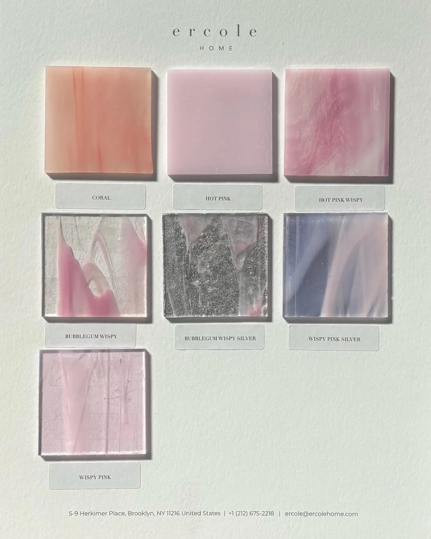 in the mood for ercole&rsquo;s new glass colors&hellip;pinks