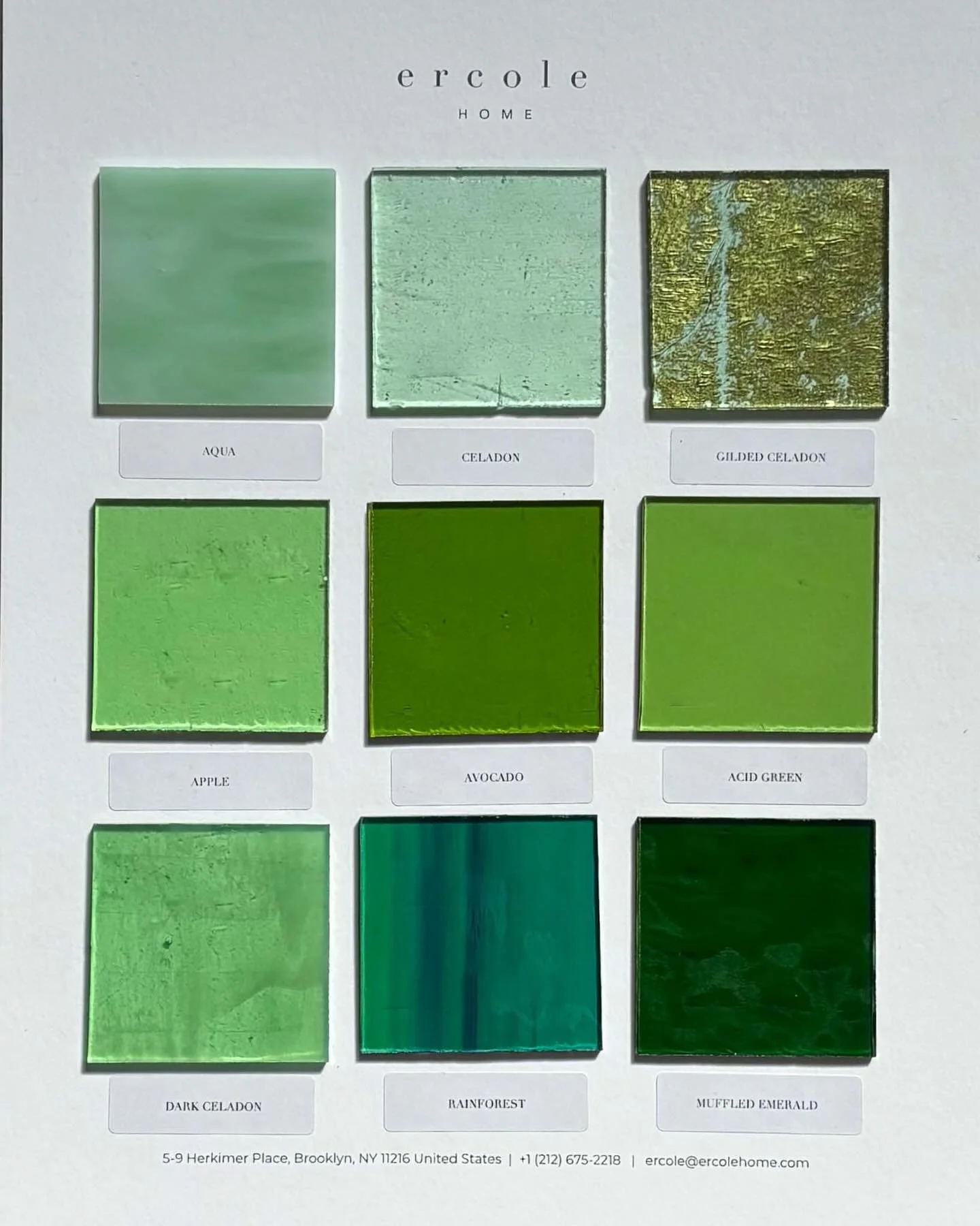 in the mood for ercole&rsquo;s new glass colors&hellip;greens