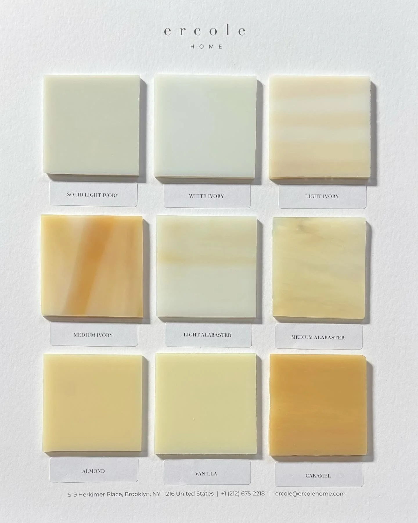 in the mood for ercole&rsquo;s new glass colors&hellip; ivories, whites, and browns