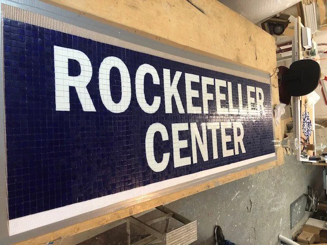 Rockefeller Center Subway Sign