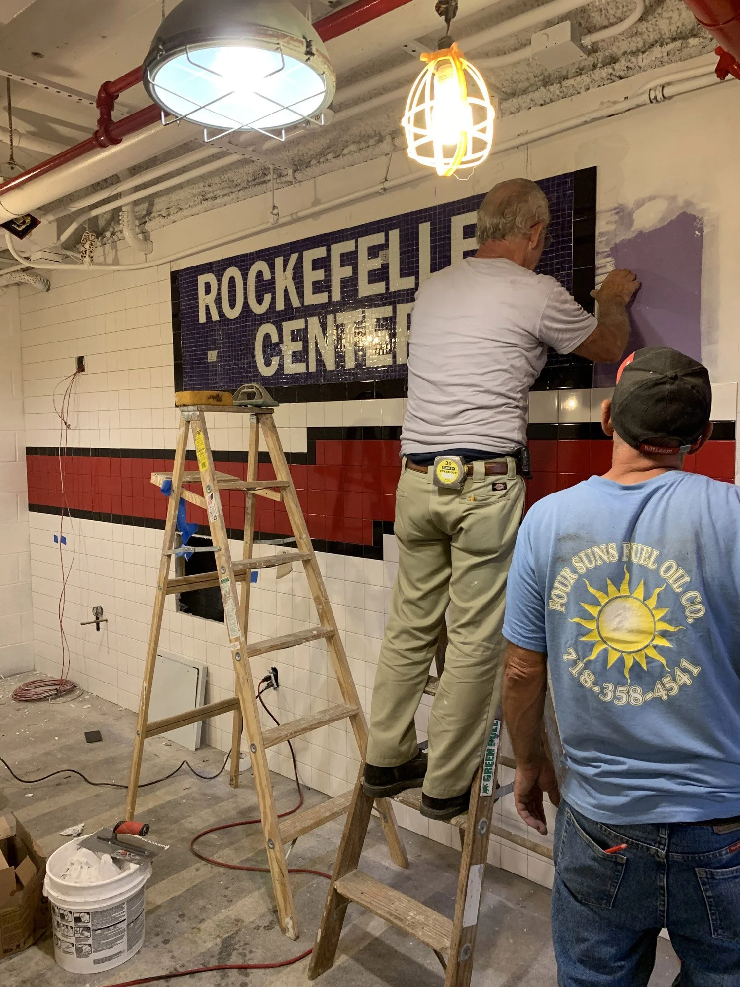 Rockefeller Center Subway Sign