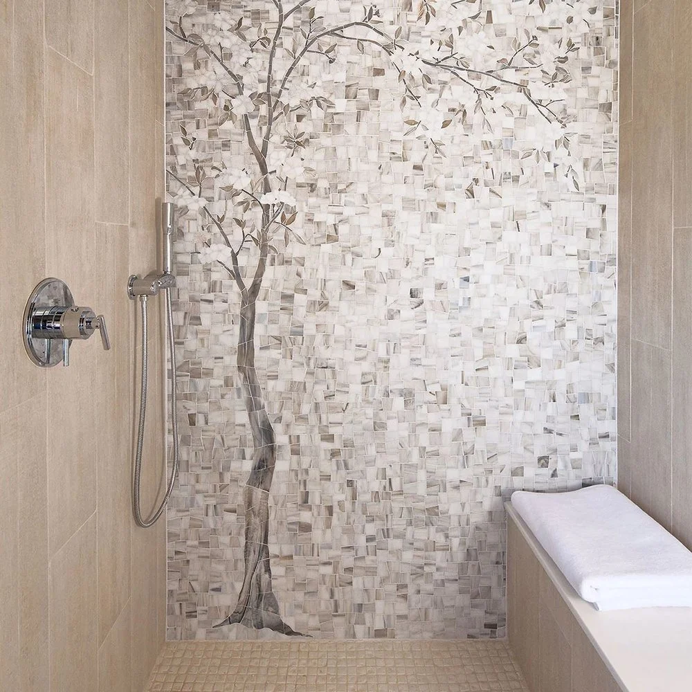Cherry Blossom Shower Mosaic