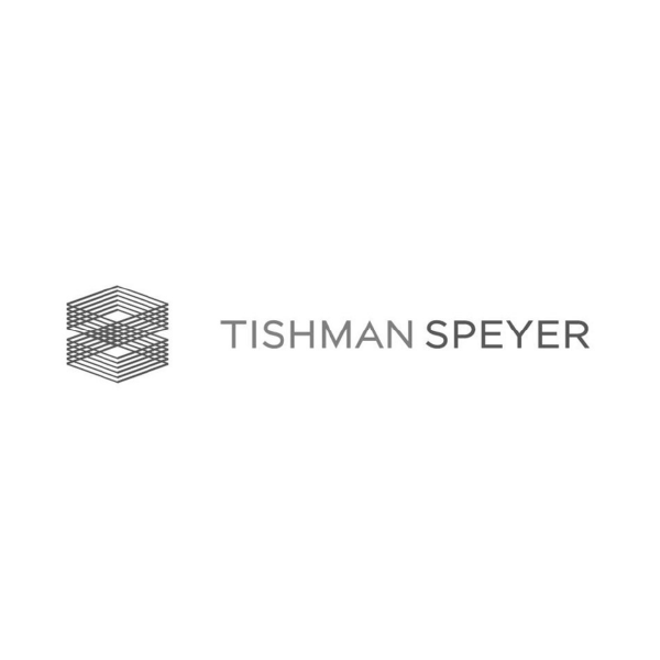Tishman Speyer logo with a geometric cube icon and company name