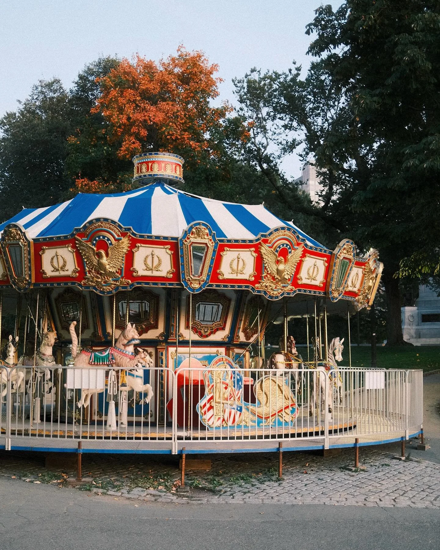exploring america&rsquo;s oldest public park 🎠 

📸 fujifilm x100vi
🎞️ classic cuban neg