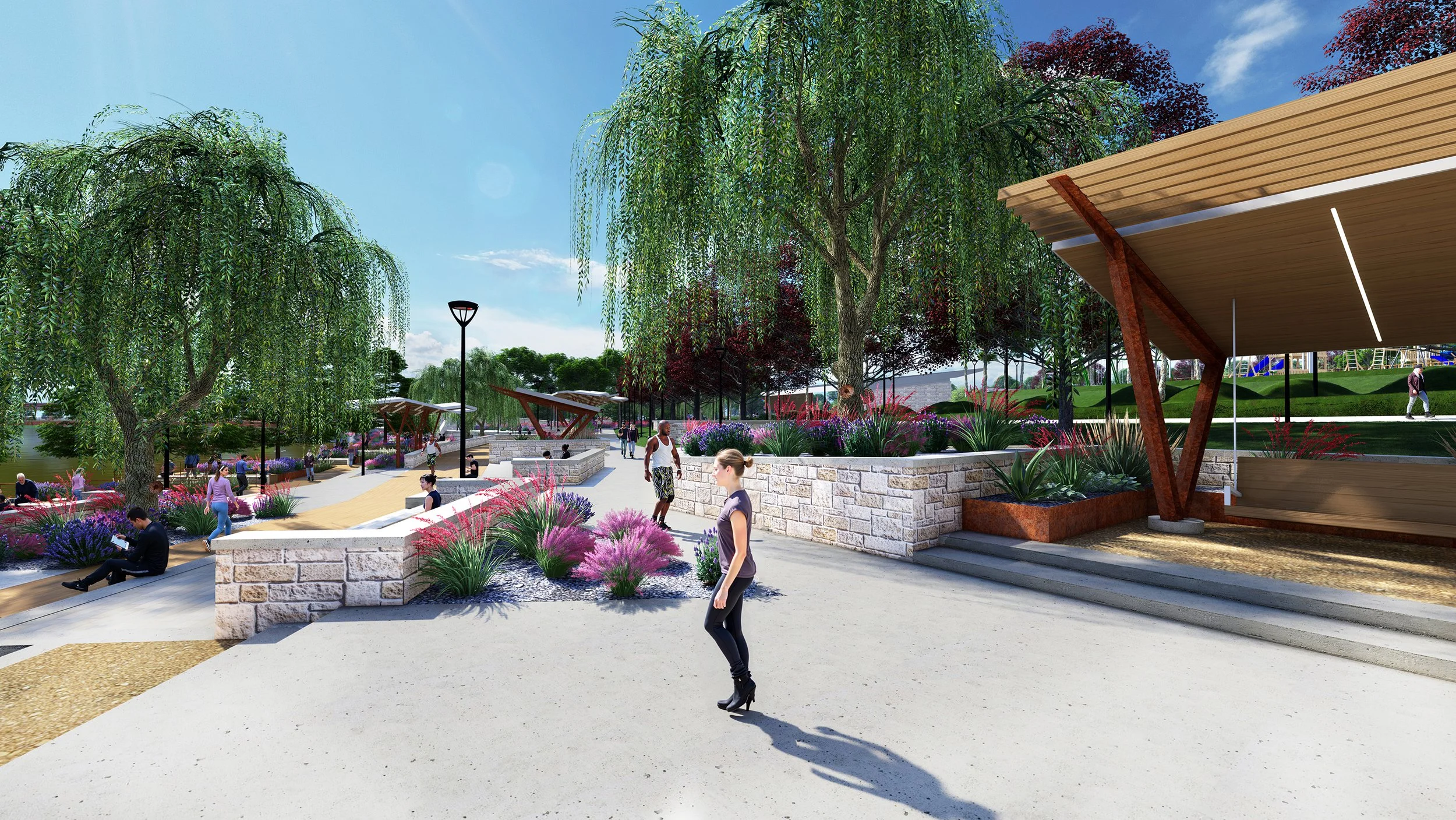 An image of Elmer Thomas Park Phase 1