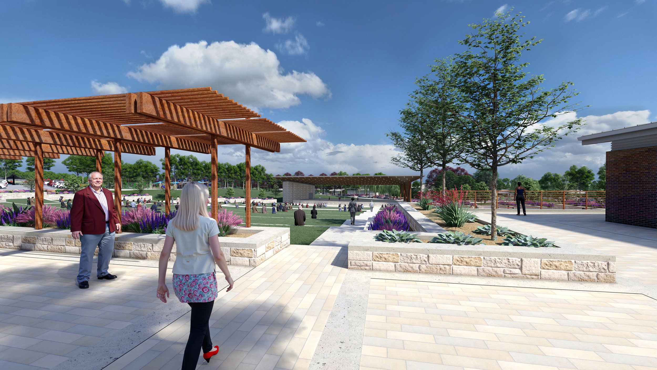 An image of Elmer Thomas Park Phase 1