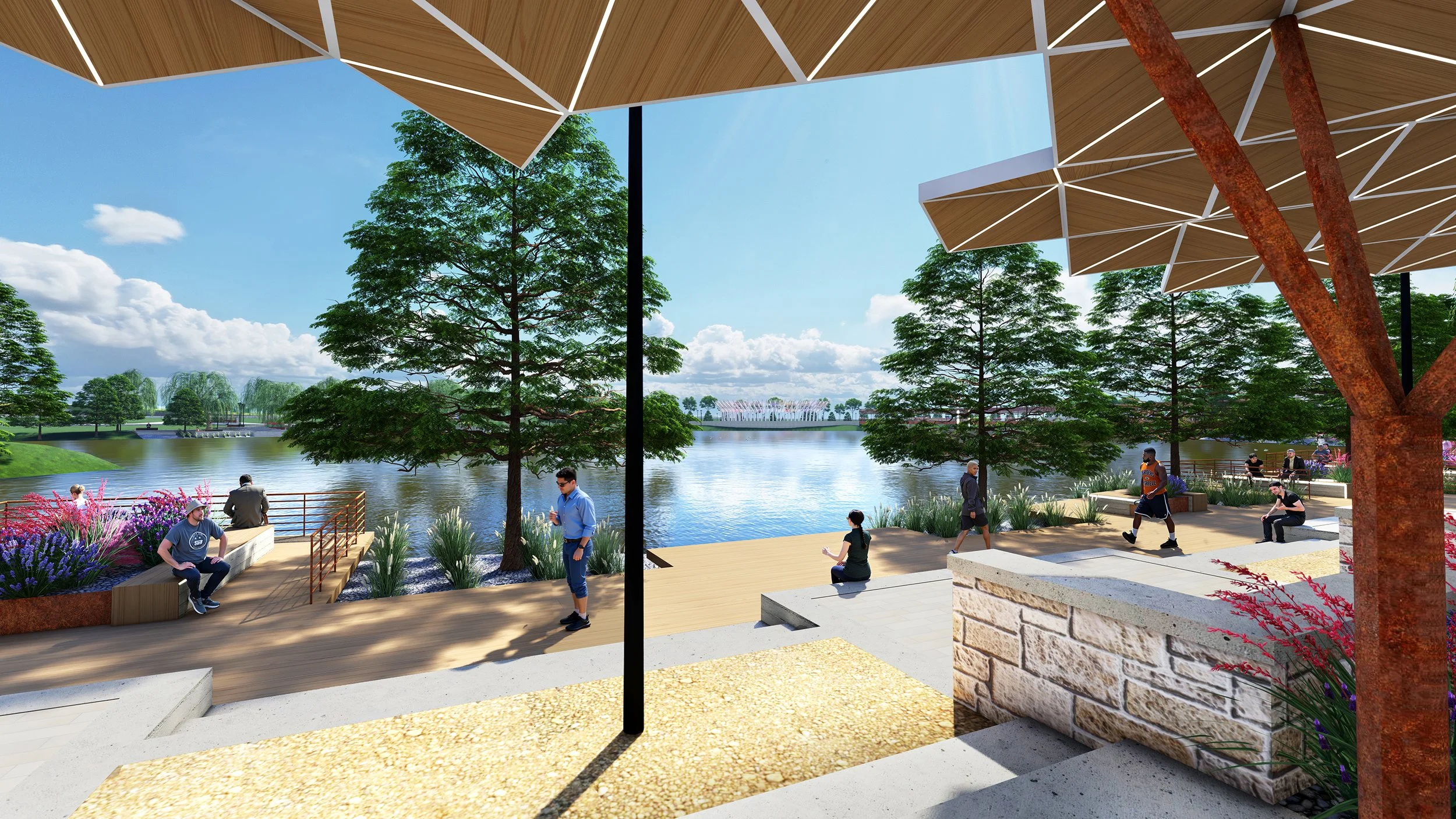 An image of Elmer Thomas Park Phase 1