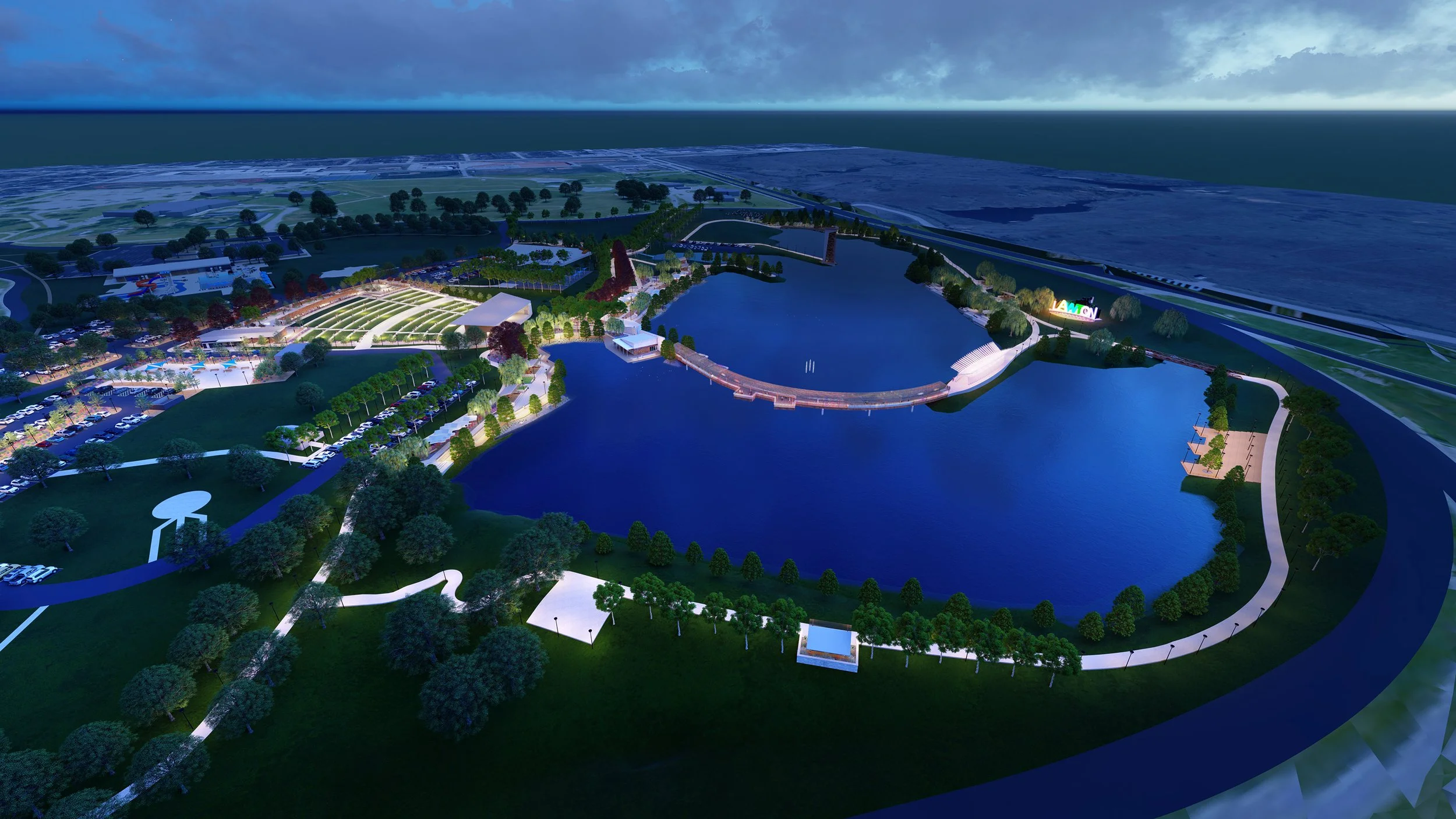 An image of Elmer Thomas Park Phase 1