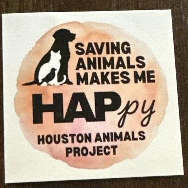 Saving Animals Makes Me HAPpy