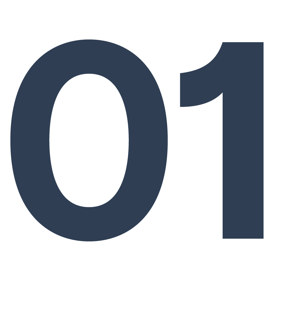 Close-up of the number '01' in large dark blue font with the words 'New Year' in smaller font underneath.